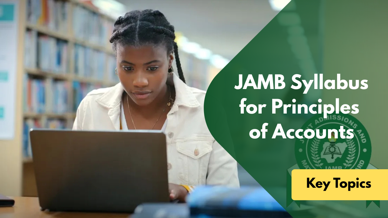 JAMB Syllabus for Principles of Accounts