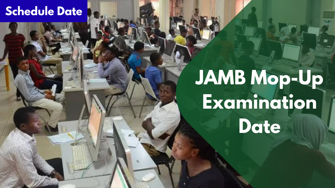 JAMB Mop-Up Examination Date 2026
