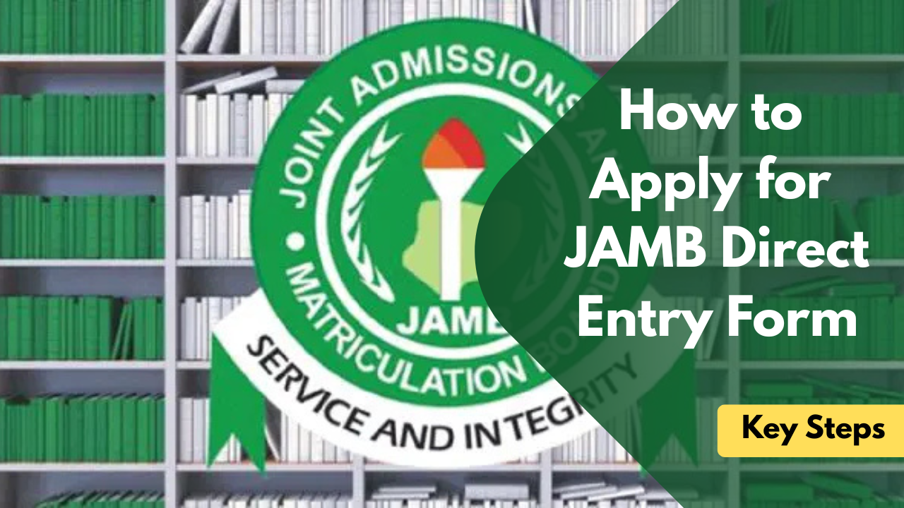 ‎How to Apply for JAMB Direct Entry Form 2026