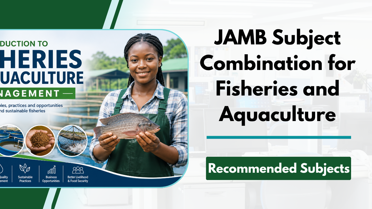 JAMB Subject Combination for Fisheries and Aquaculture