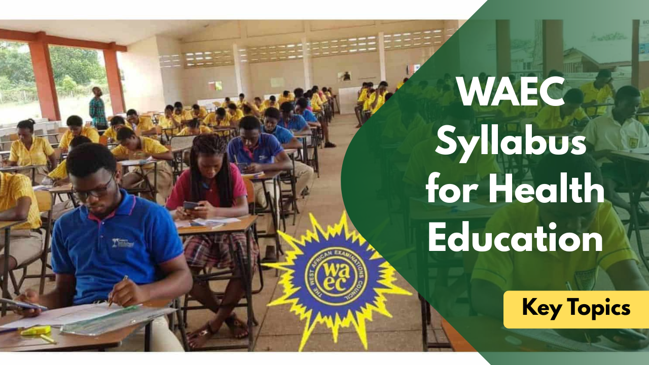 WAEC Syllabus for Health Education 2026
