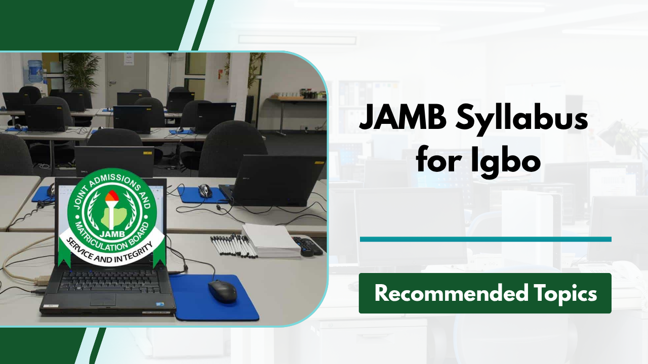 JAMB Syllabus for Igbo
