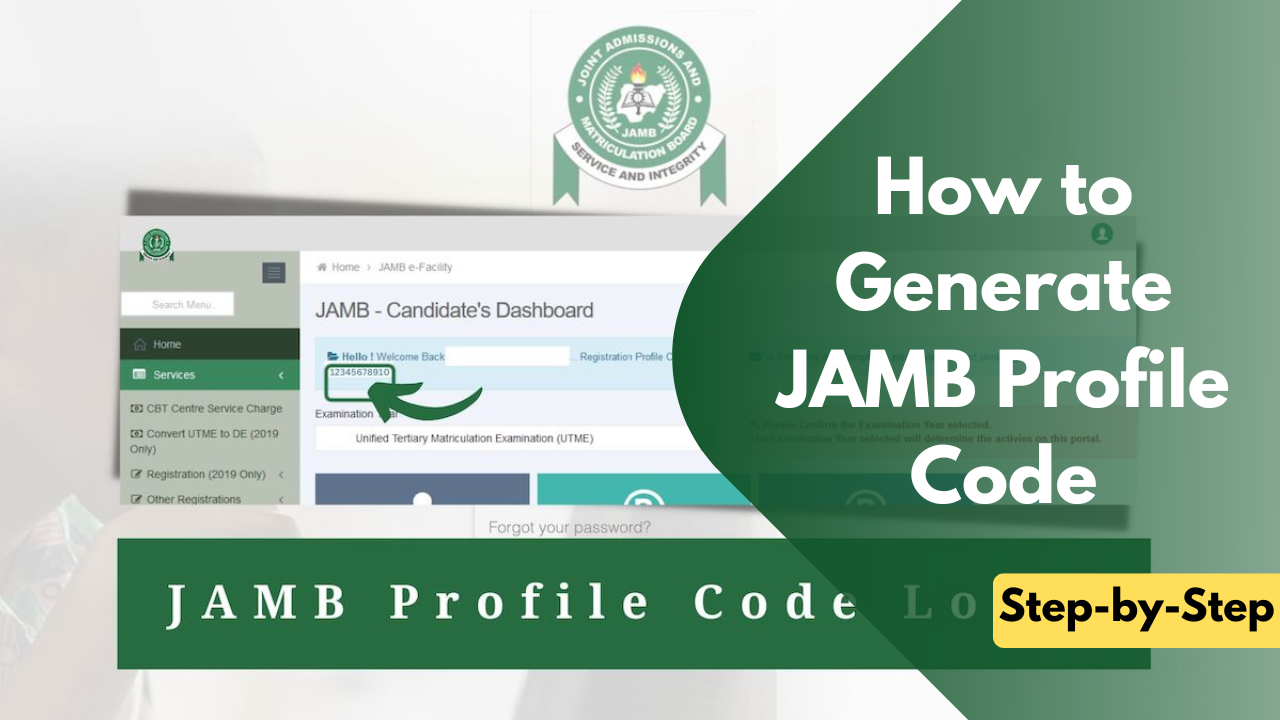 How to Generate JAMB Profile Code 2026